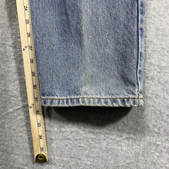 Levi Strauss 550 Jeans Mens Size 34x31 Straight Relaxed Faded Distressed‎ Denim - Picture 4 of 15